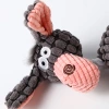 Cute cartoon corn fluff donkey dog toys, cotton rope durable pet toys, sound-making interactive and boring products Application Scenario